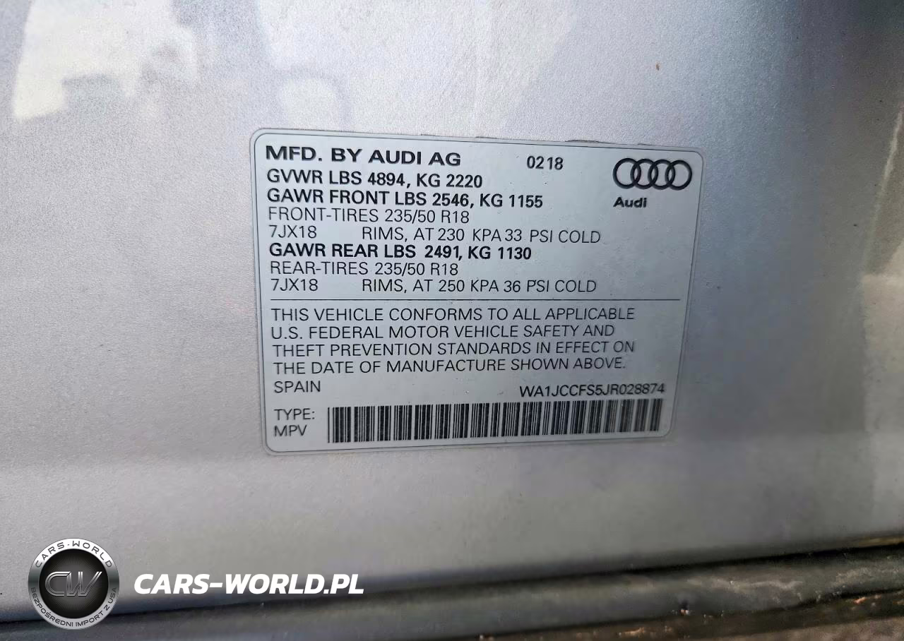 2018 Audi Q3 Premium Plus VIN:WA1JCCFS5JR028874 - 13