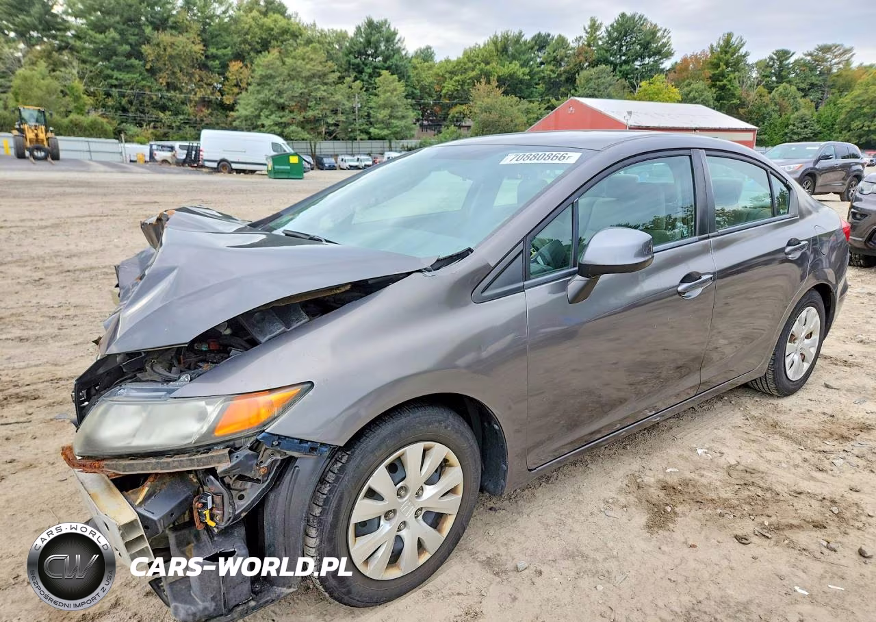 2012 Honda Civic Lx VIN:2HGFB2F56CH569388 - 1