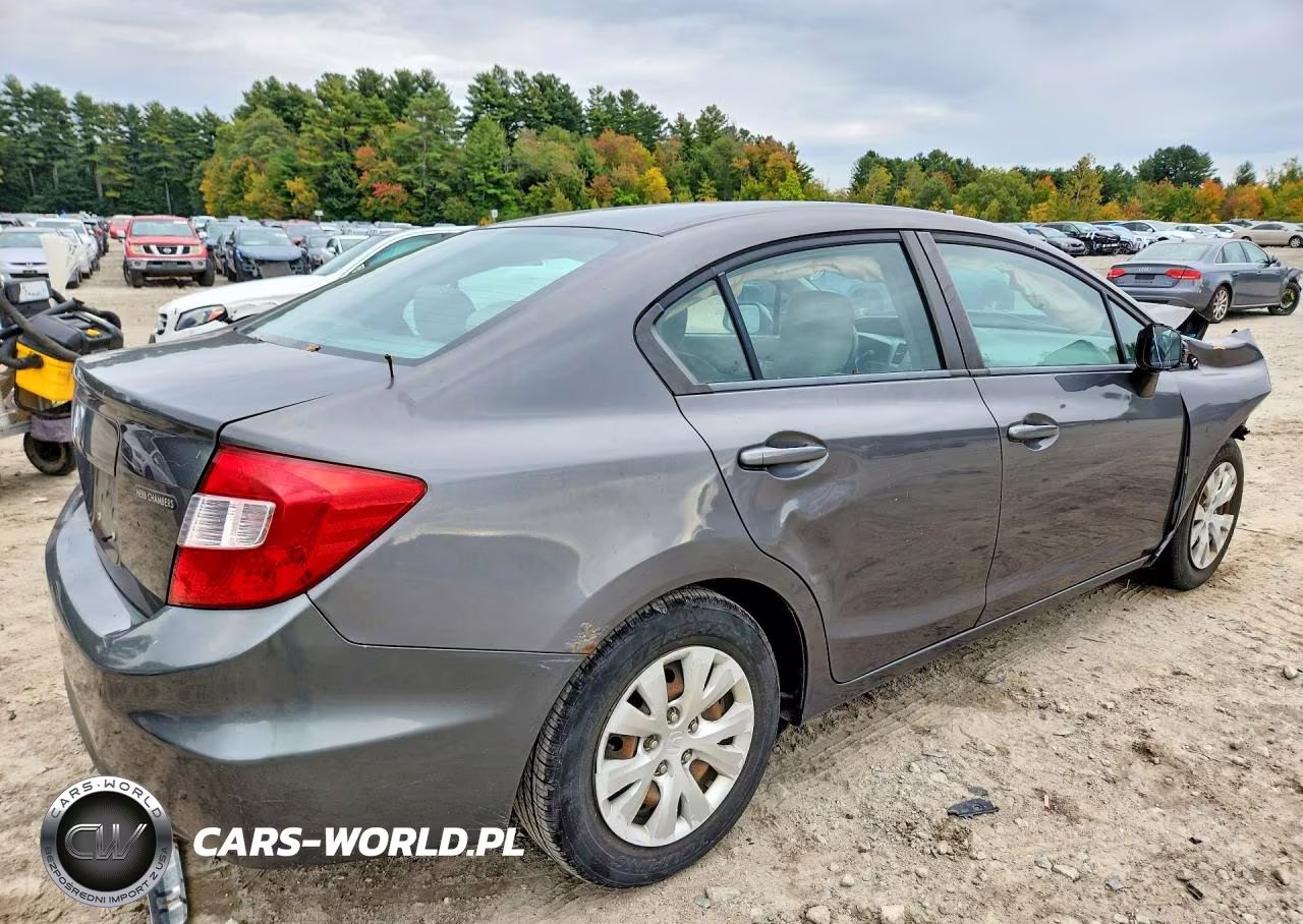 2012 Honda Civic Lx VIN:2HGFB2F56CH569388 - 3