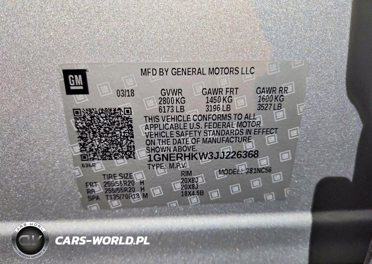2018 Chevrolet Traverse Lt VIN:1GNERHKW3JJ226368 - 13
