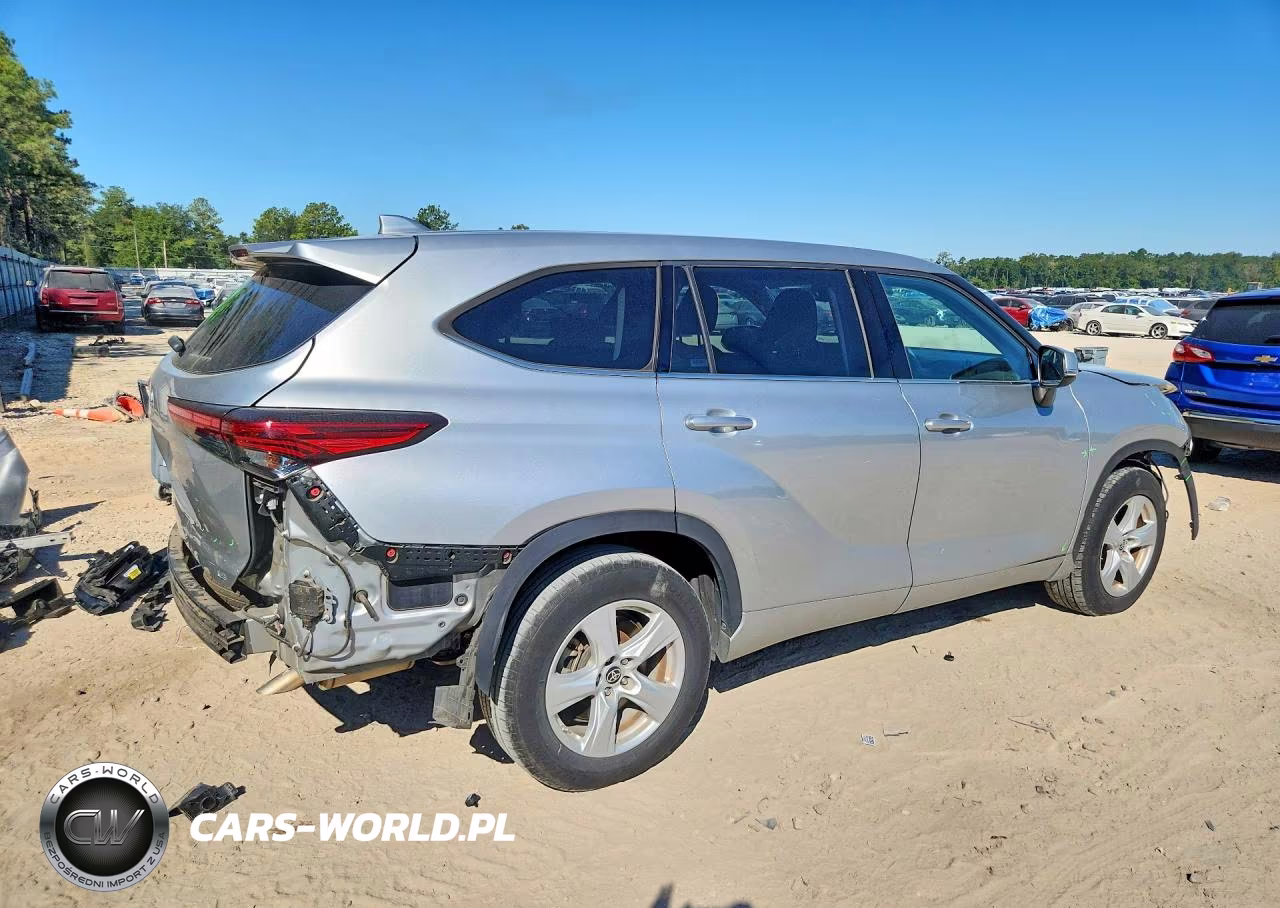 2020 Toyota Highlander Le VIN:5TDZZRAHXLS502263 - 3