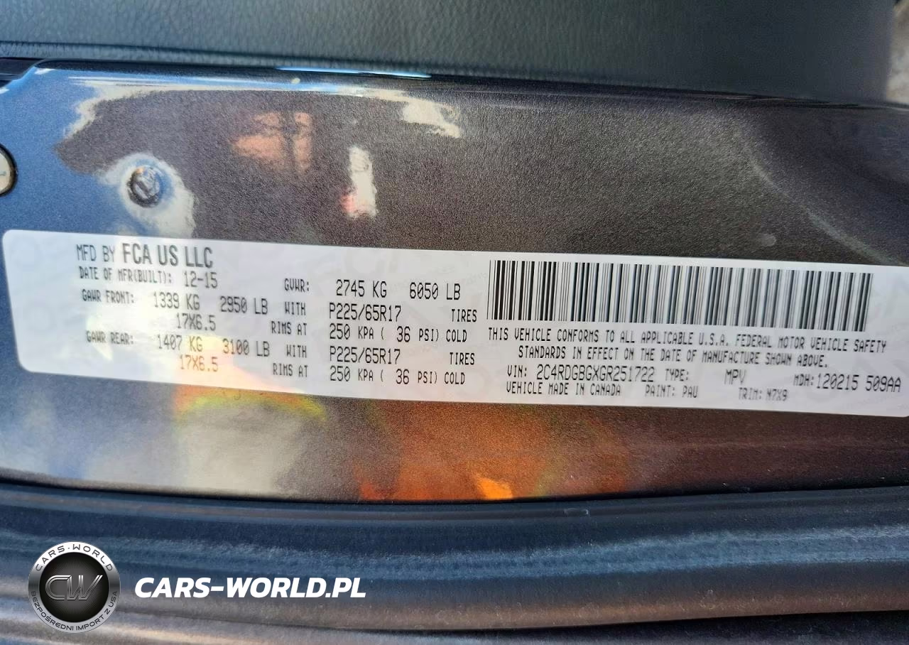 2016 Dodge Grand Caravan Se VIN:2C4RDGBGXGR251722 - 13