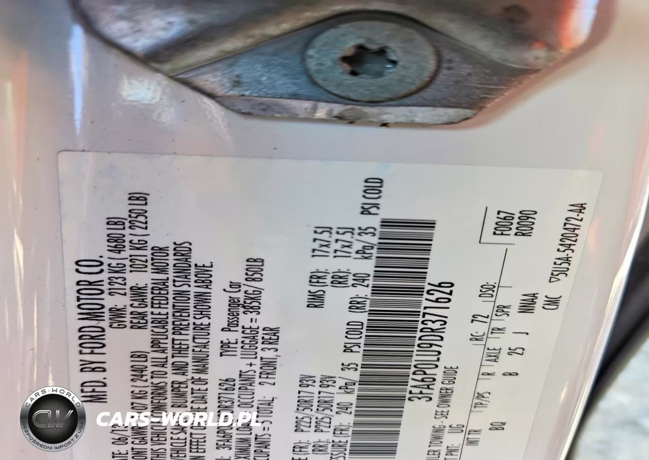 2013 Ford Fusion Se Hybrid VIN:3FA6P0LU9DR371626 - 12