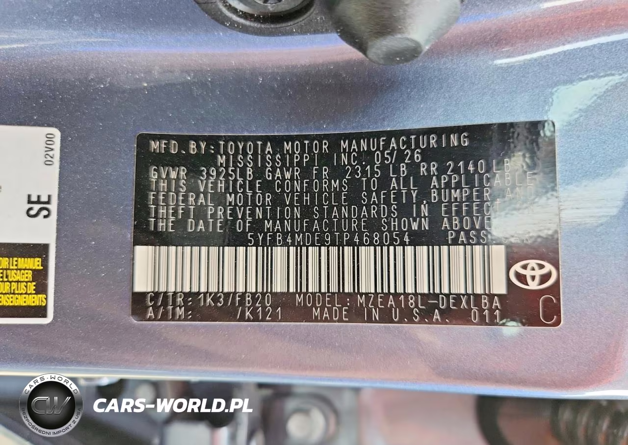 2026 Toyota Corolla Le VIN:5YFB4MDE9TP468054 - 13