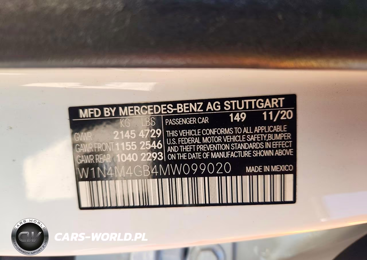 2021 Mercedes-Benz Glb 250 VIN:W1N4M4GB4MW099020 - 14