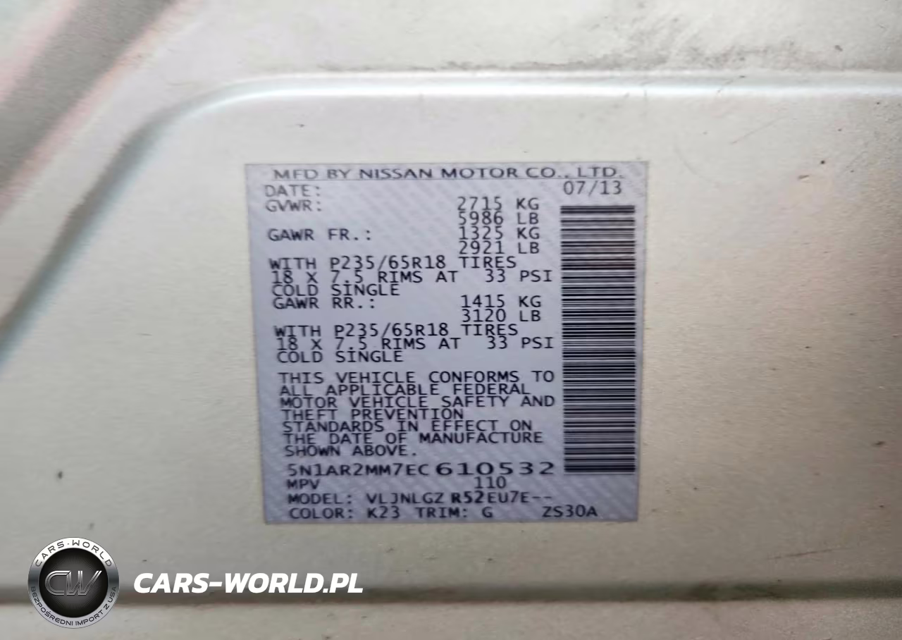 2014 Niss Pathfinder Sv VIN:5N1AR2MM7EC610532 - 13