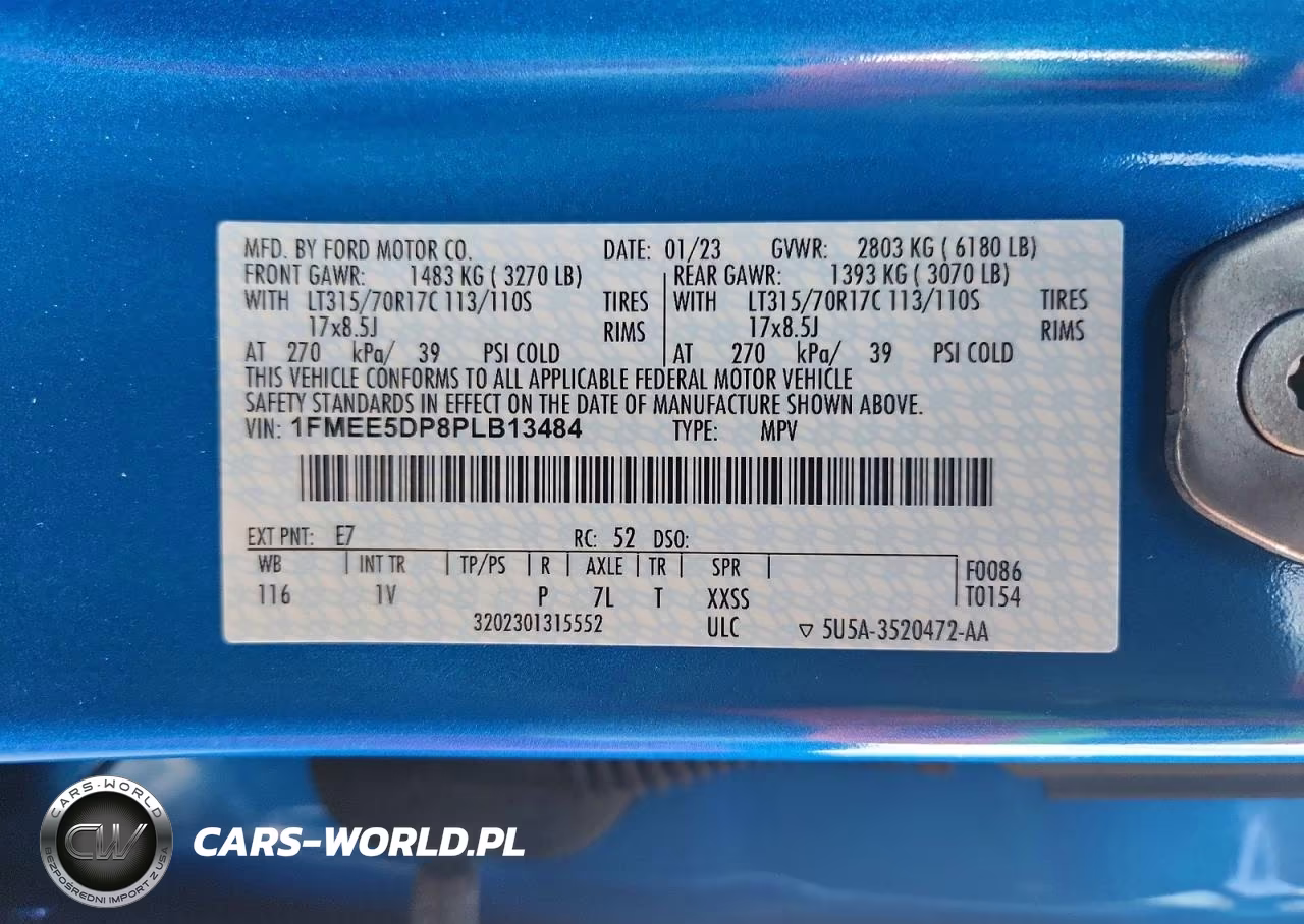 2023 Ford Bronco Base VIN:1FMEE5DP8PLB13484 - 13