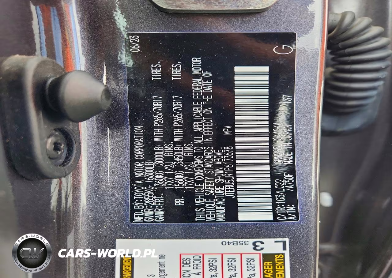 2023 Toyota 4Runner Trd Off-Road Premium VIN:JTERU5JR1P6173678 - 14
