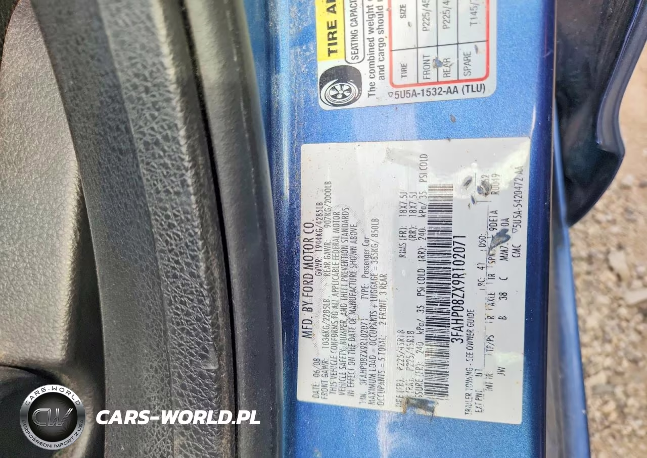 2009 Ford Fusion Sel VIN:3FAHP08ZX9R102071 - 13
