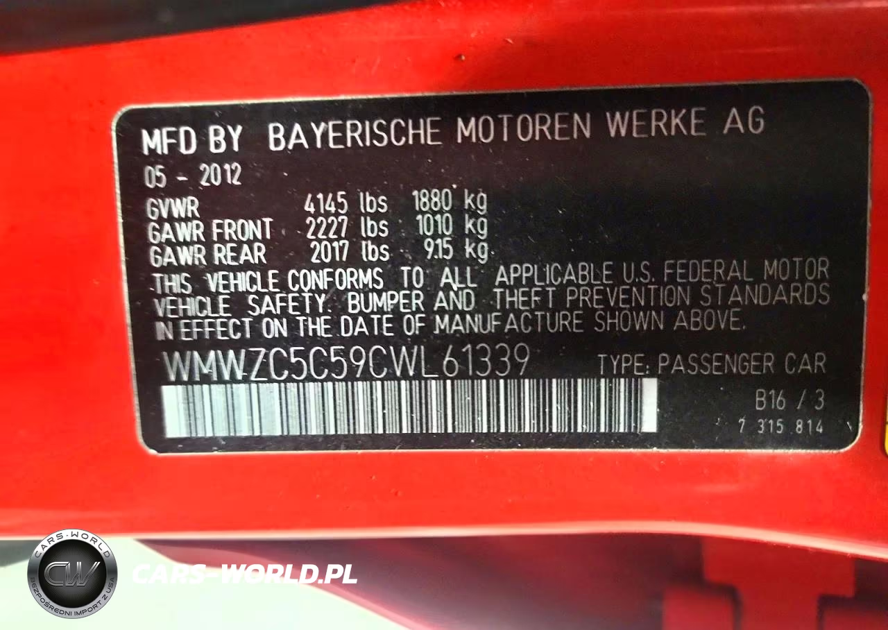 2012 Mini Cooper S Countryman VIN:WMWZC5C59CWL61339 - 13