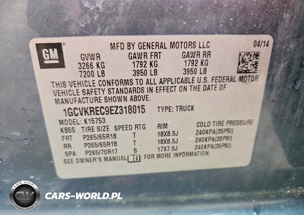 2014 Chevrolet Silverado K1500 Lt VIN:1GCVKREC9EZ318015 - 12