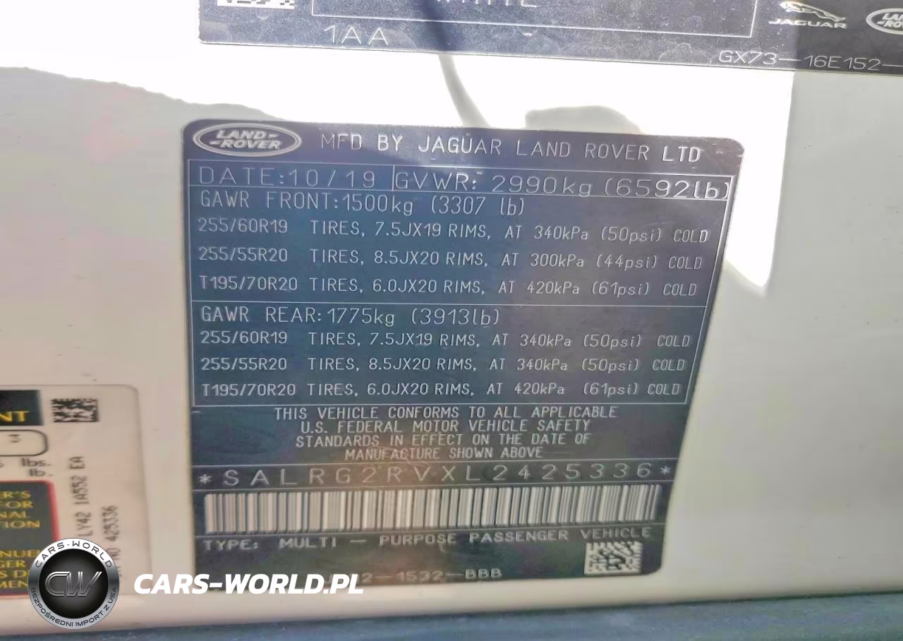 2020 Land Rover Discovery Se VIN:SALRG2RVXL2425336 - 13