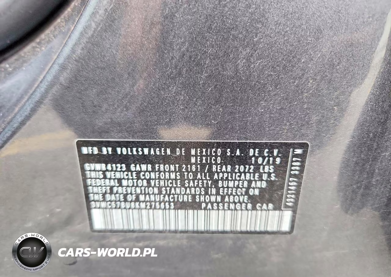 2019 Volkswagen Jetta S VIN:3VWC57BU8KM275653 - 13