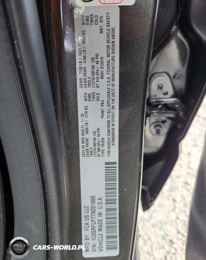2026 Ram 1500 Rebel VIN:1C6SRFLP7TN251669 - 12
