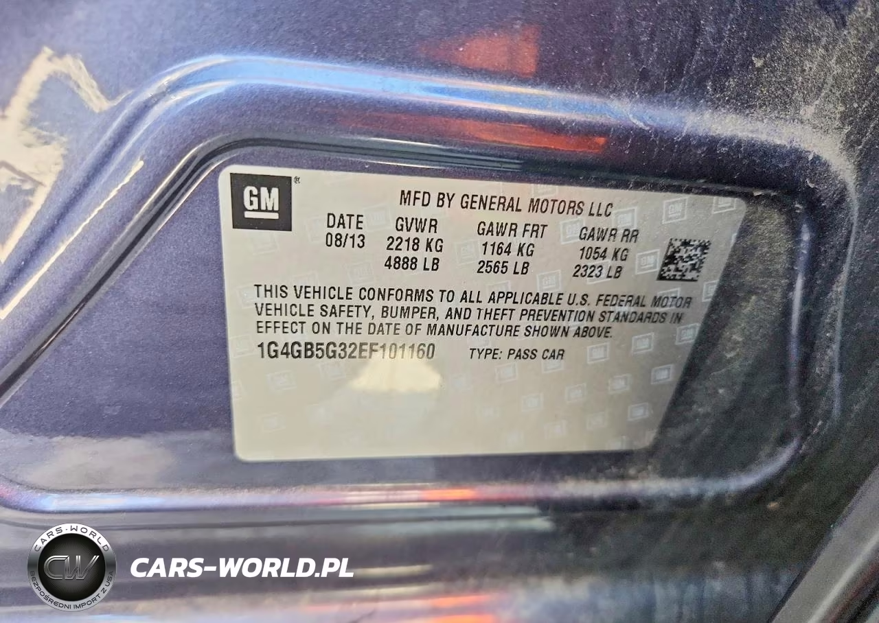 2014 Buick Lacrosse VIN:1G4GB5G32EF101160 - 12