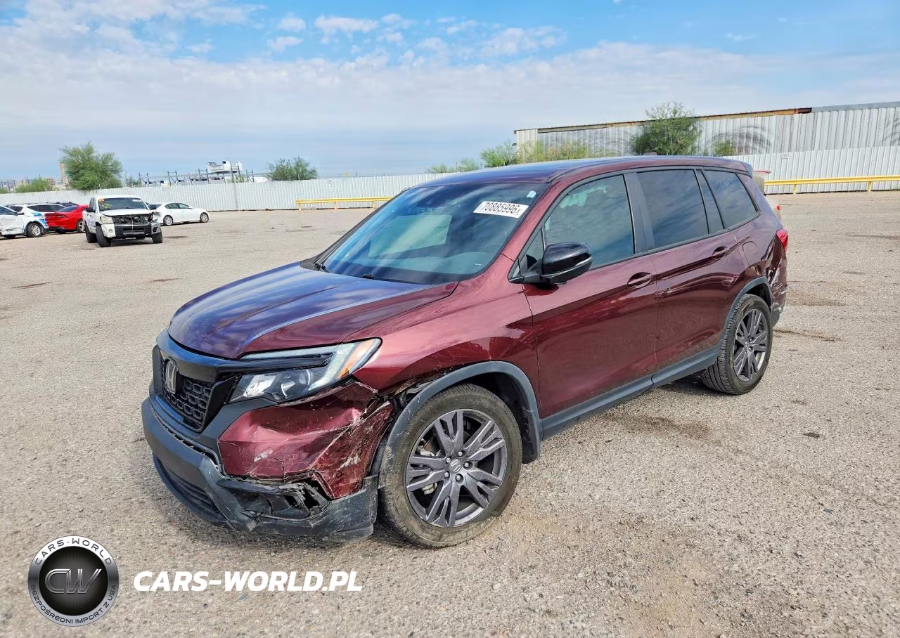 2021 Honda Passport Exl VIN:5FNYF7H50MB003224 - 1