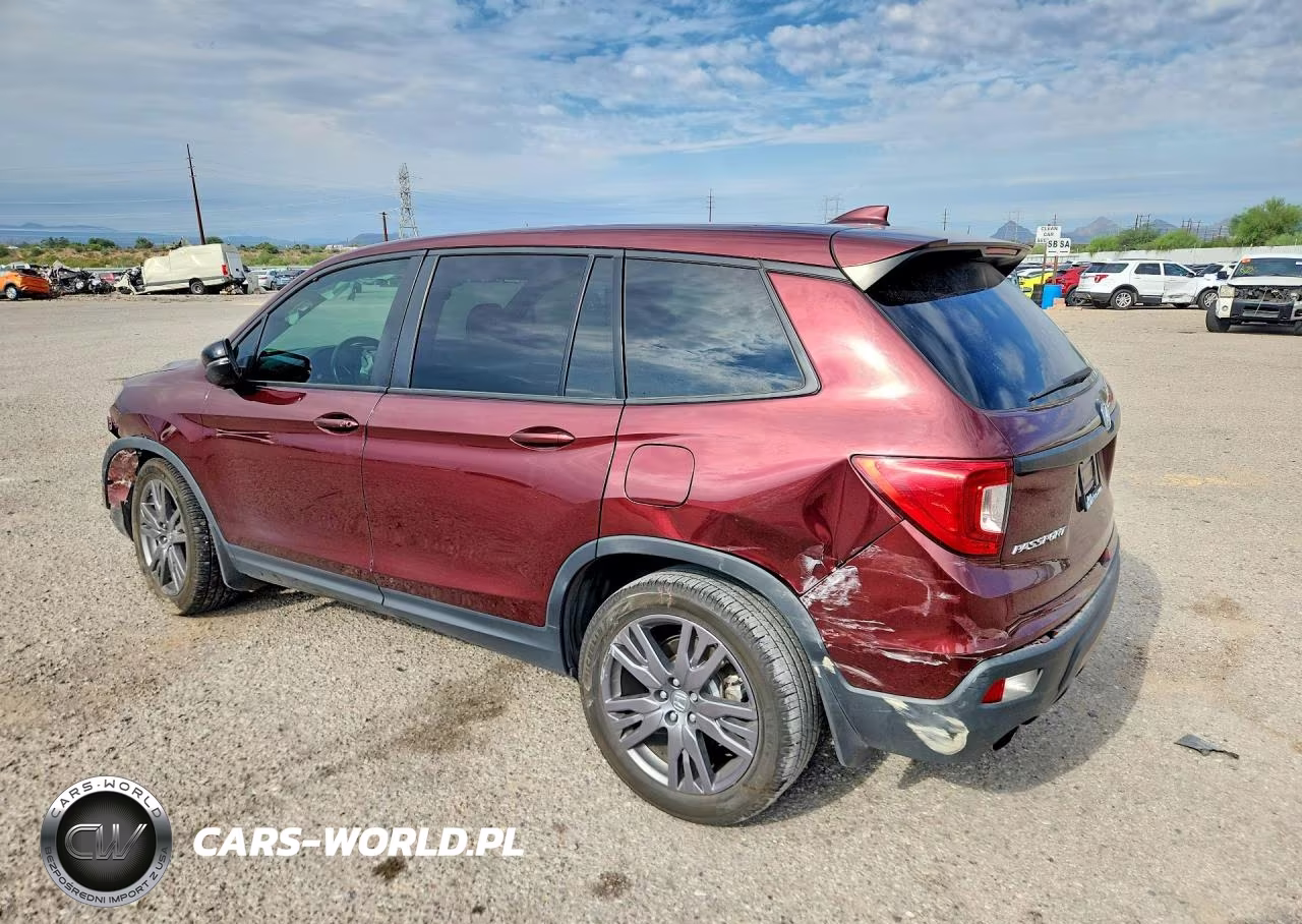 2021 Honda Passport Exl VIN:5FNYF7H50MB003224 - 2
