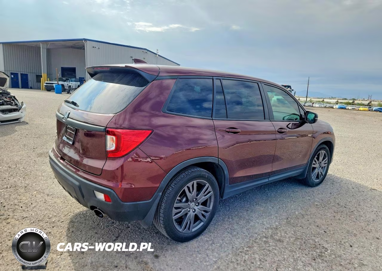 2021 Honda Passport Exl VIN:5FNYF7H50MB003224 - 3