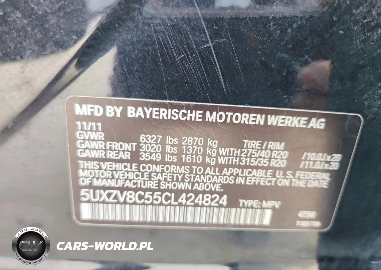2012 BMW X5 xDrive50I VIN:5UXZV8C55CL424824 - 14