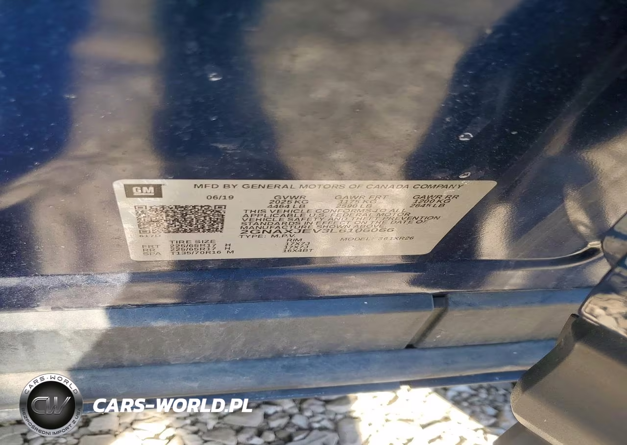 2020 Chevrolet Equinox Lt VIN:2GNAXJEV3L6106066 - 13