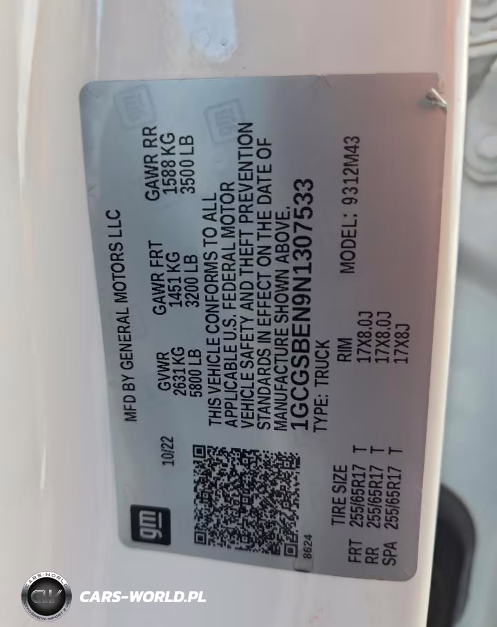 2022 Chevrolet Colorado VIN:1GCGSBEN9N1307533 - 12