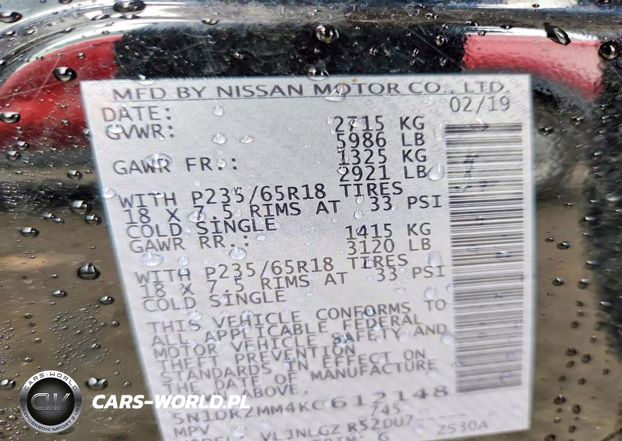2019 Nissan Pathfinder Sl VIN:5N1DR2MM4KC612148 - 13