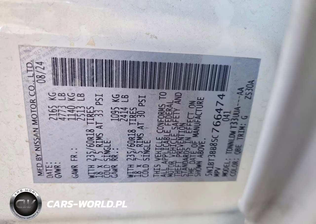 2025 Nissan Rogue Sv VIN:5N1BT3BB8SC766474 - 14