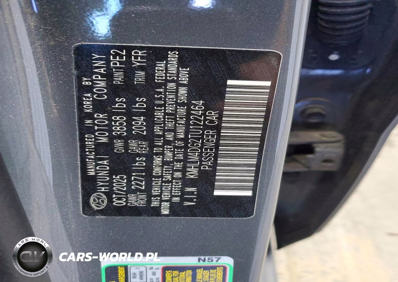 2026 Hyundai Elantra Sel Sport VIN:KMHLM4DG2TU122464 - 13