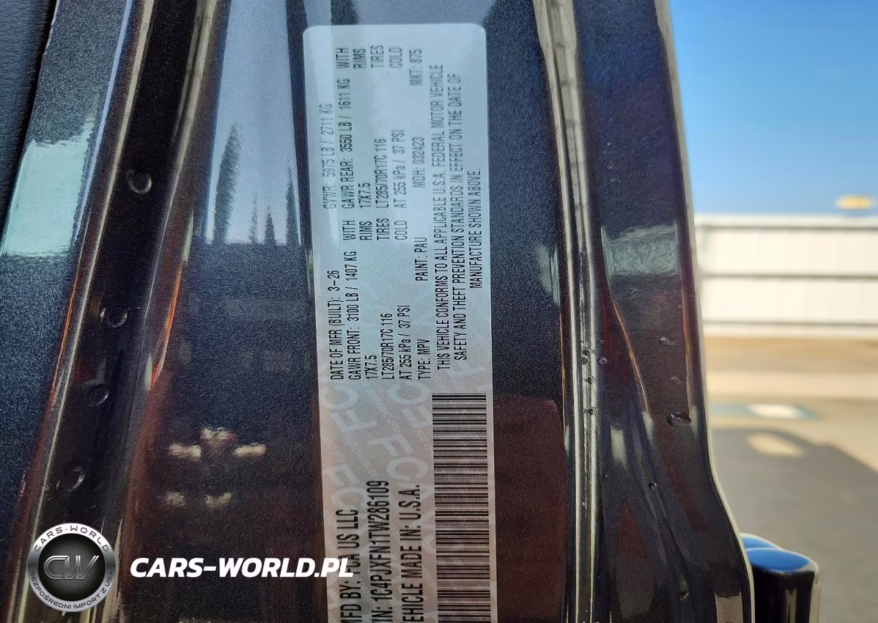 2026 Jeep Wrangler Rubicon VIN:1C4PJXFN1TW286109 - 13