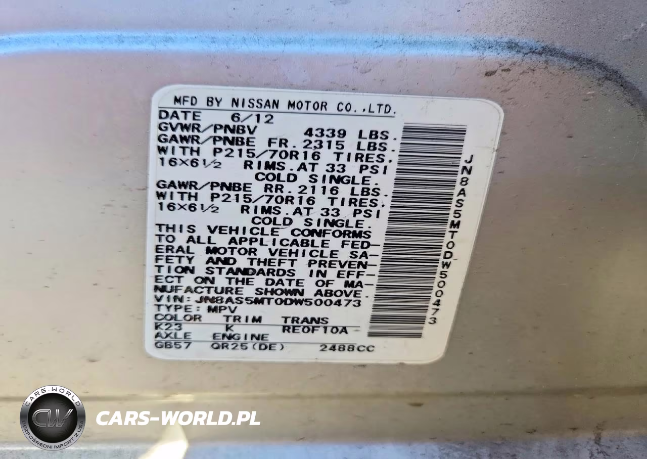 2013 Nissan Rogue S VIN:JN8AS5MT0DW500473 - 14