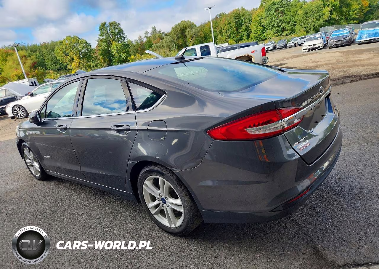 2018 Ford Fusion S Hybrid VIN:3FA6P0UU8JR142185 - 2