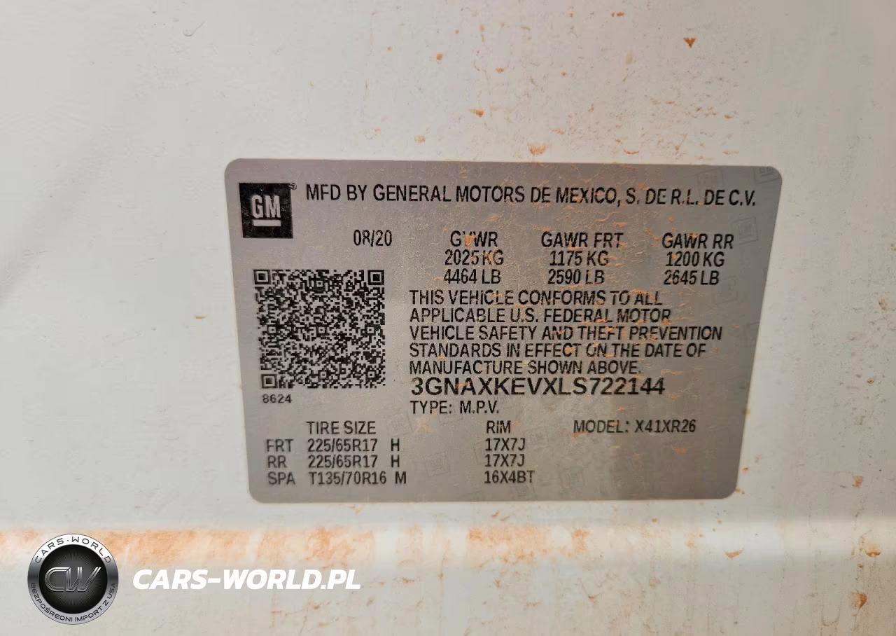 2020 Chevrolet Equinox Lt VIN:3GNAXKEVXLS722144 - 13