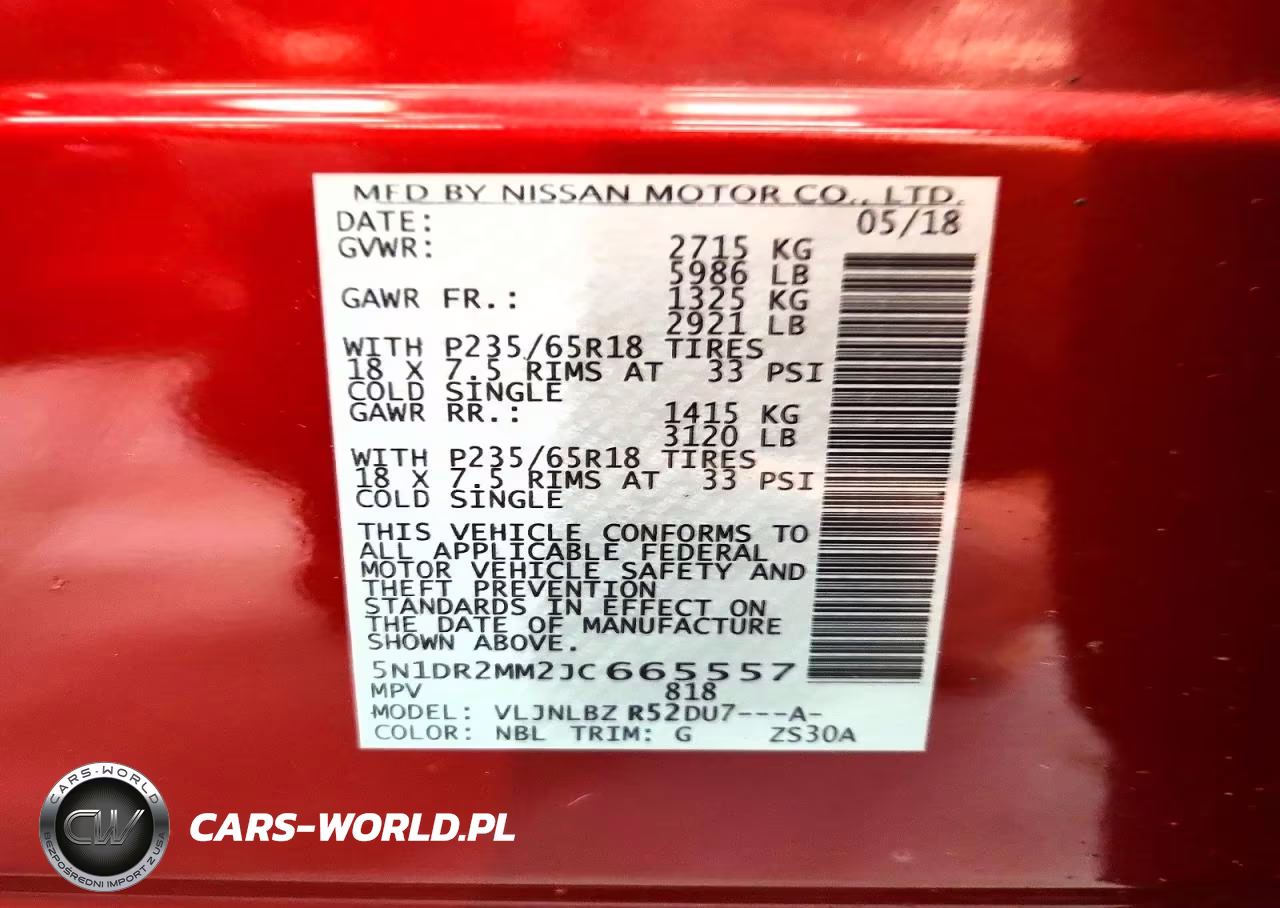 2018 Nissan Pathfinder S VIN:5N1DR2MM2JC665557 - 13