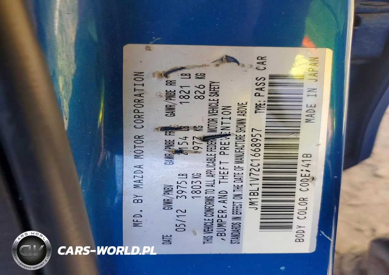 2012 Mazda 3 I VIN:JM1BL1V72C1668957 - 12