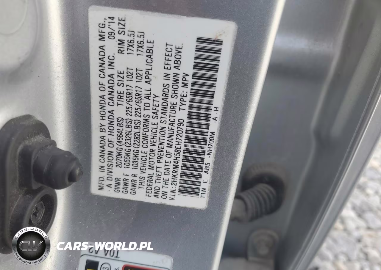 2014 Honda Cr-V Ex VIN:2HKRM4H58EH720790 - 13