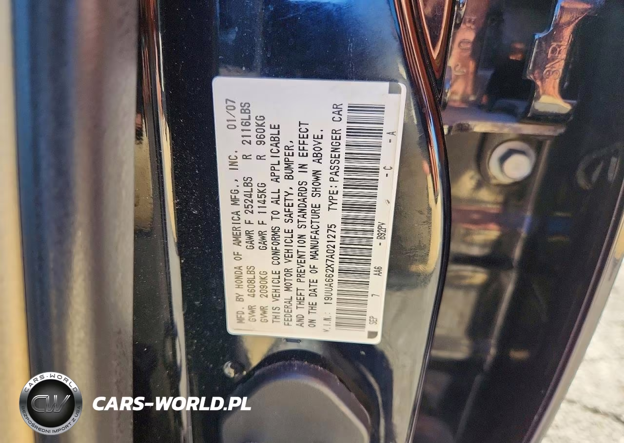2007 Acura Tl VIN:19UUA662X7A021275 - 12