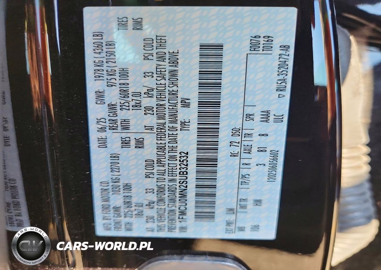 2025 Ford Escape St Line VIN:1FMCU0MN2SUB32532 - 13