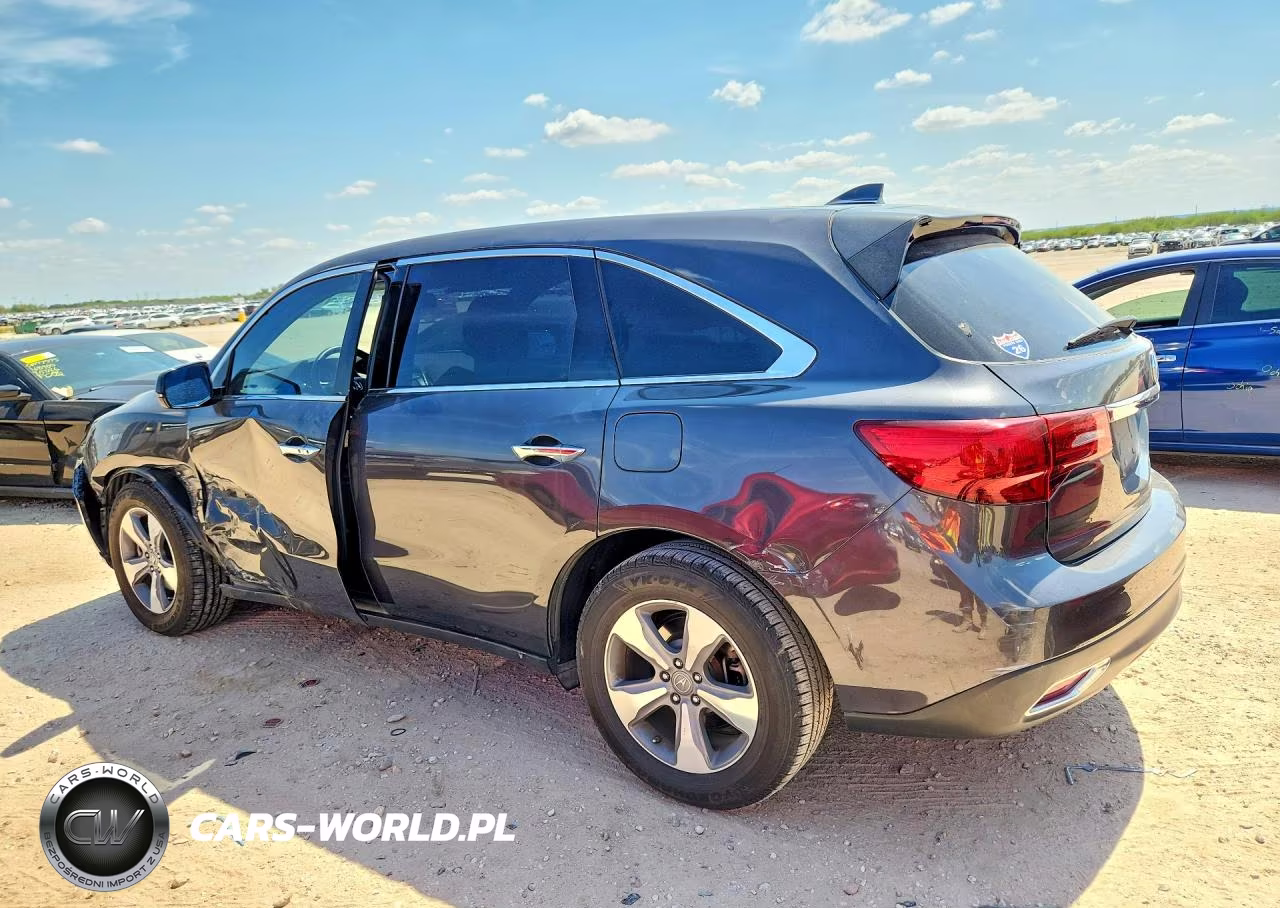 2014 Acura Mdx VIN:5FRYD3H26EB015396 - 2