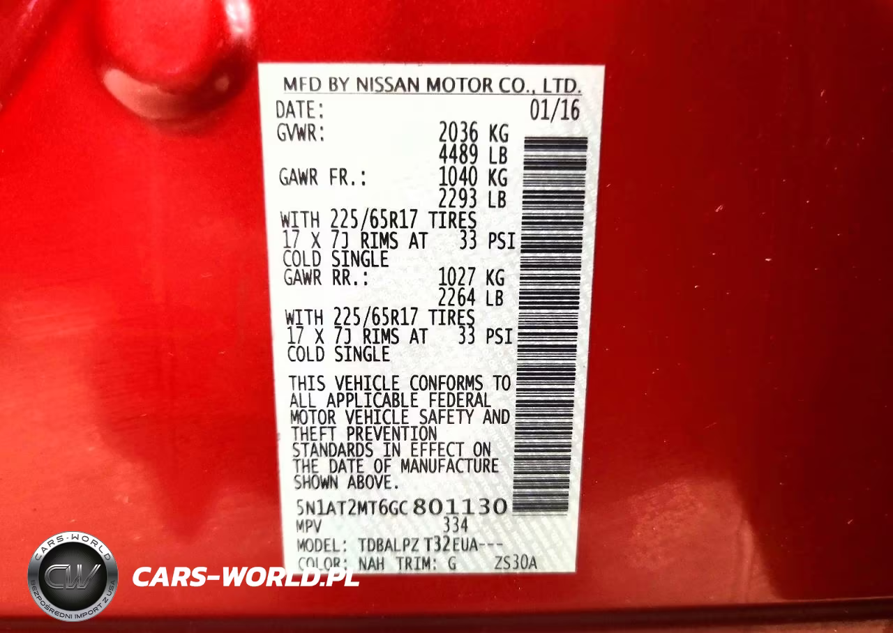2016 Nissan Rogue S VIN:5N1AT2MT6GC801130 - 13