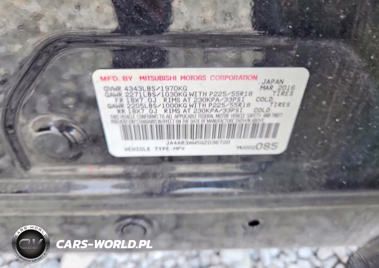2016 Mitsubishi Outlander Sport Es VIN:JA4AR3AW5GZ036720 - 14