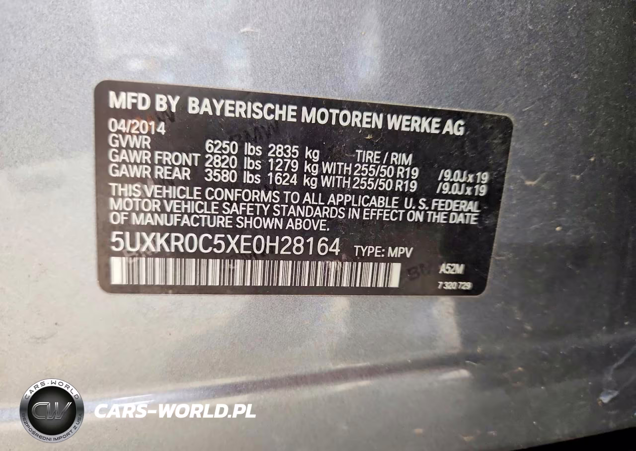 2014 BMW X5 xDrive35I VIN:5UXKR0C5XE0H28164 - 13