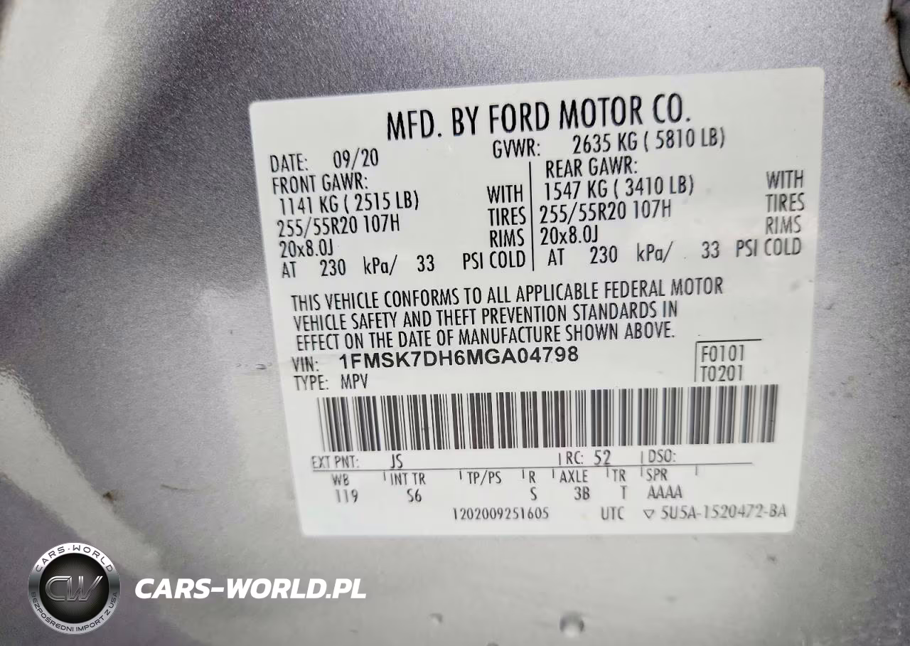 2021 Ford Explorer Xlt VIN:1FMSK7DH6MGA04798 - 14