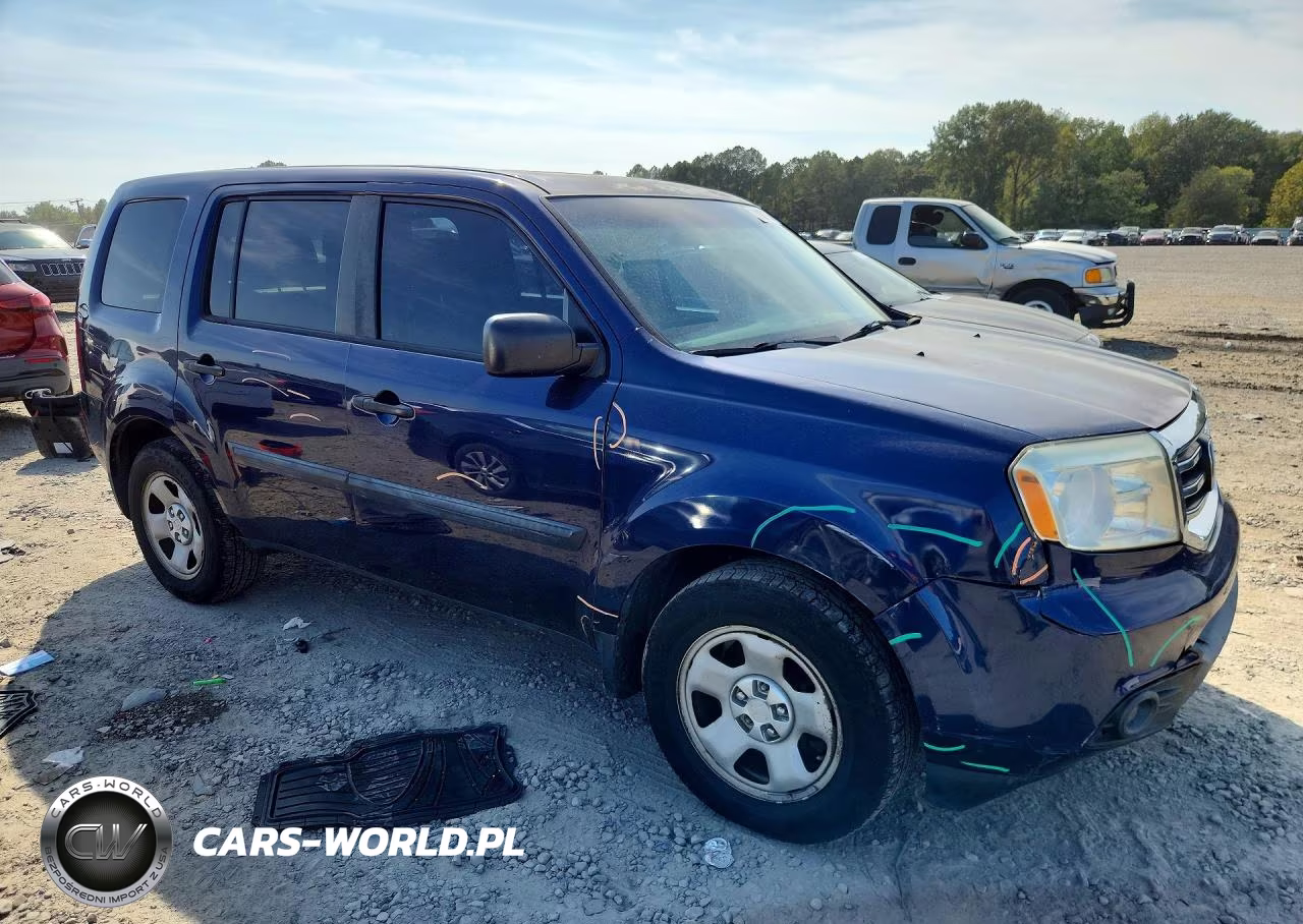 2013 Honda Pilot Lx VIN:5FNYF4H29DB081702 - 4