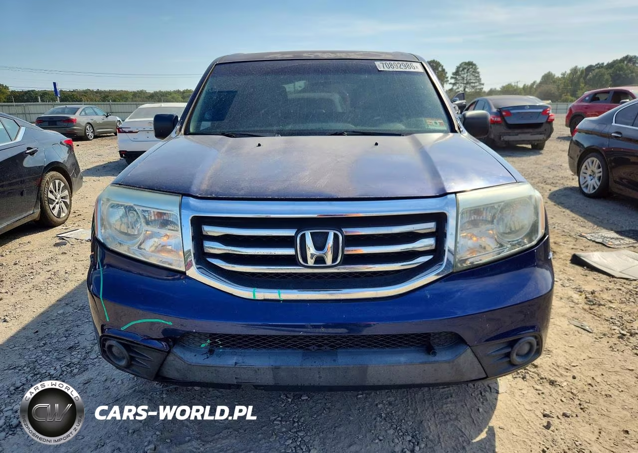 2013 Honda Pilot Lx VIN:5FNYF4H29DB081702 - 5