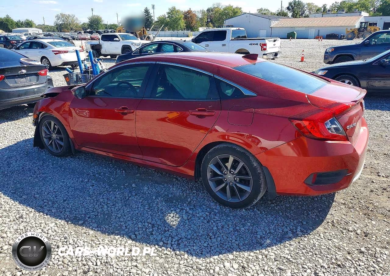2019 Honda Civic Exl VIN:JHMFC1F79KX004195 - 2