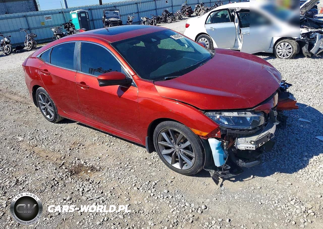 2019 Honda Civic Exl VIN:JHMFC1F79KX004195 - 4