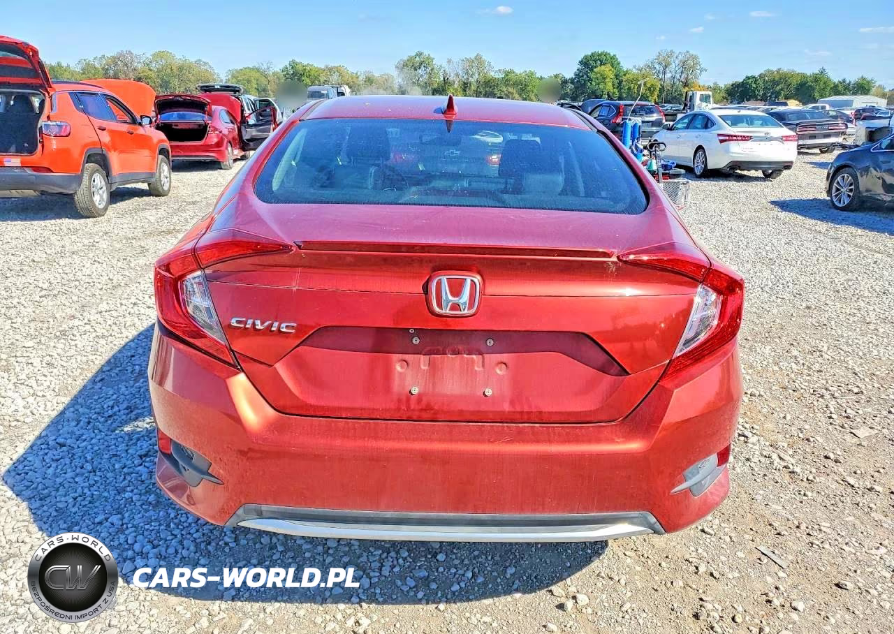 2019 Honda Civic Exl VIN:JHMFC1F79KX004195 - 6