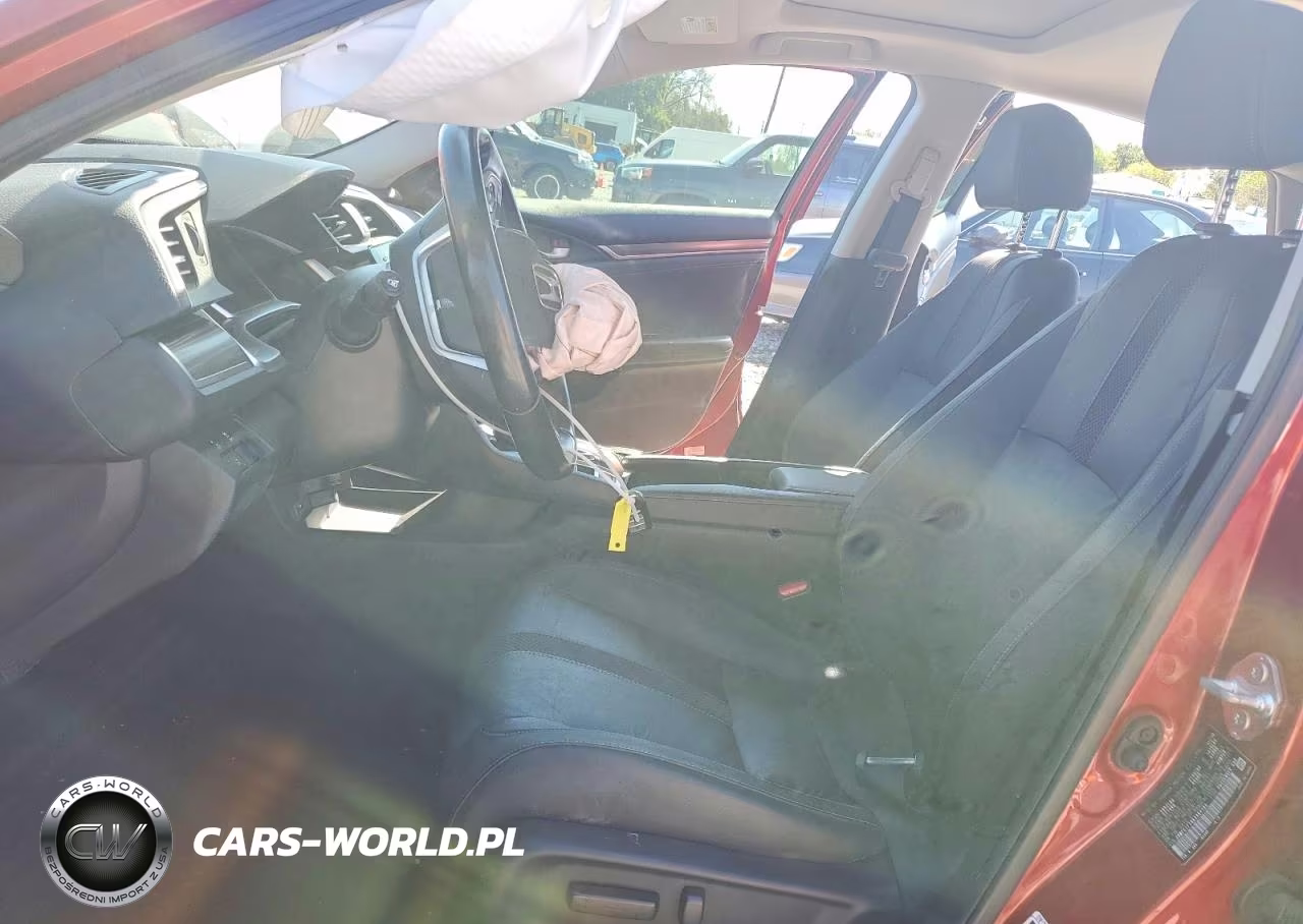 2019 Honda Civic Exl VIN:JHMFC1F79KX004195 - 7