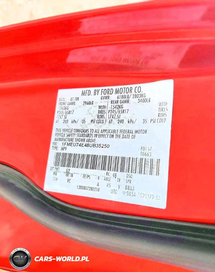 2008 Ford Explorer Eddie Bauer VIN:1FMEU74E48UB35250 - 13