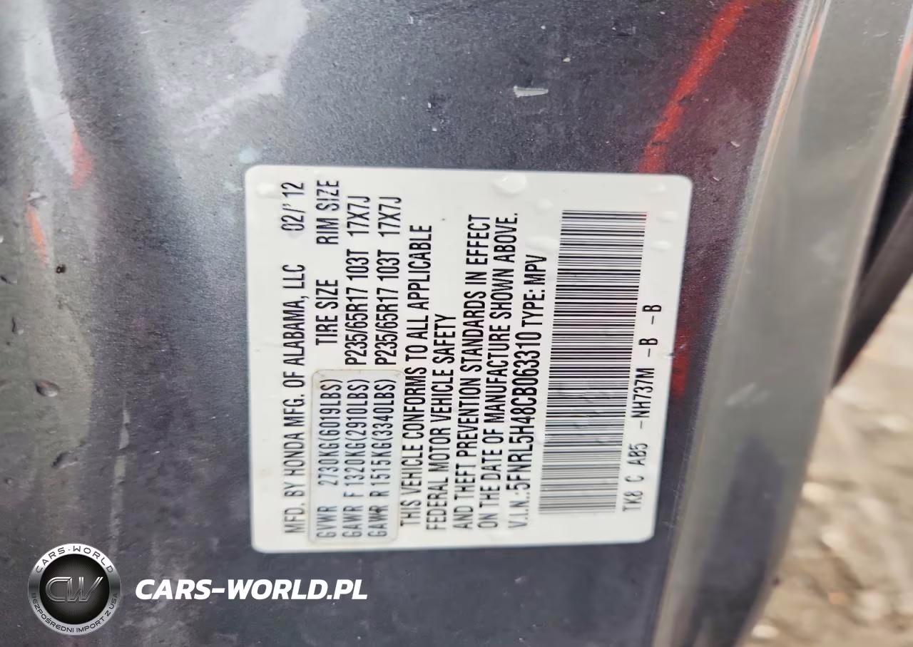 2012 Honda Odyssey Ex VIN:5FNRL5H48CB063310 - 13